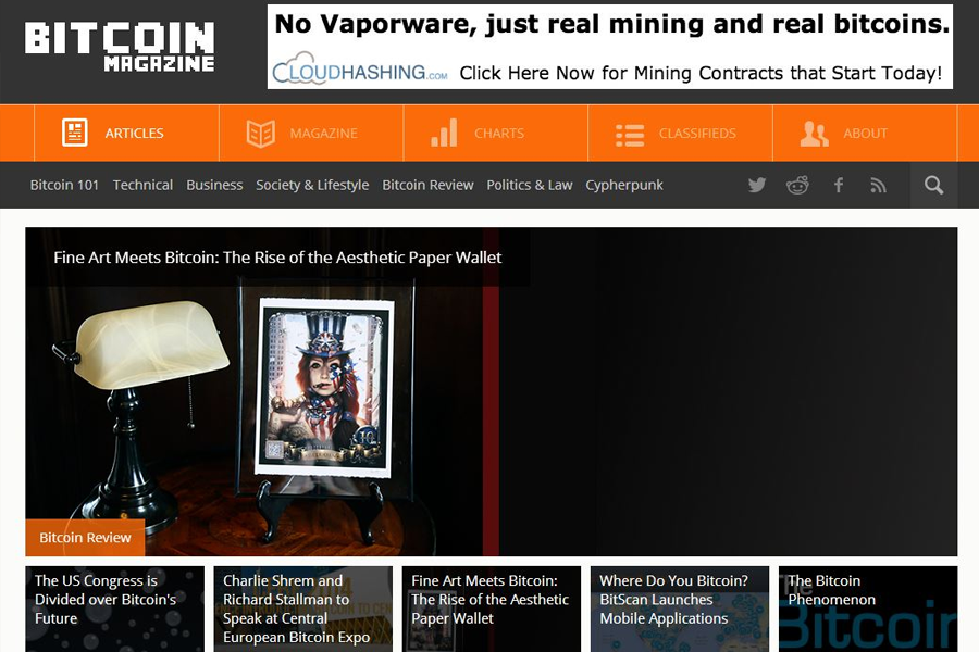 First Press Review! Thank you Bitcoin Magazine!