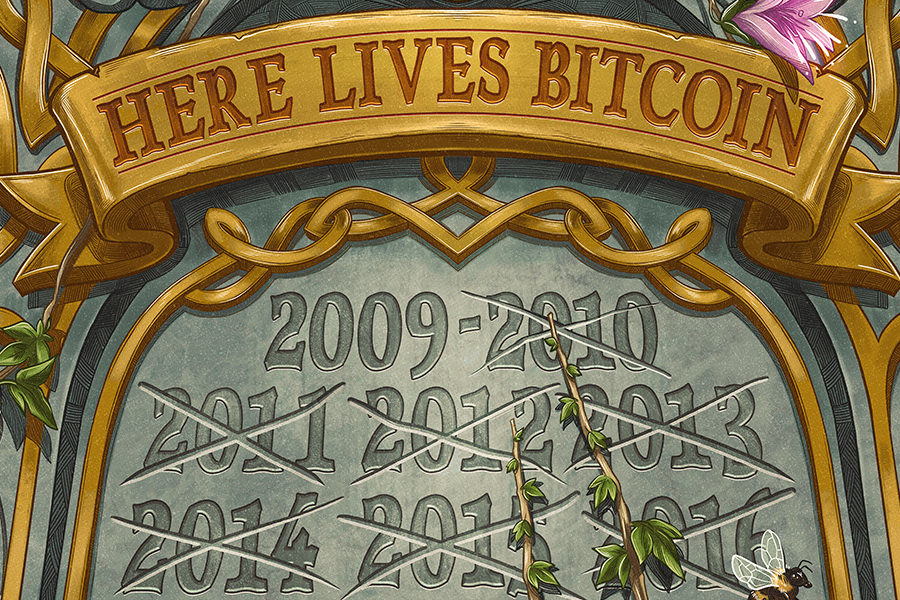 New Cryptoart – Bitcoin Obituaries!